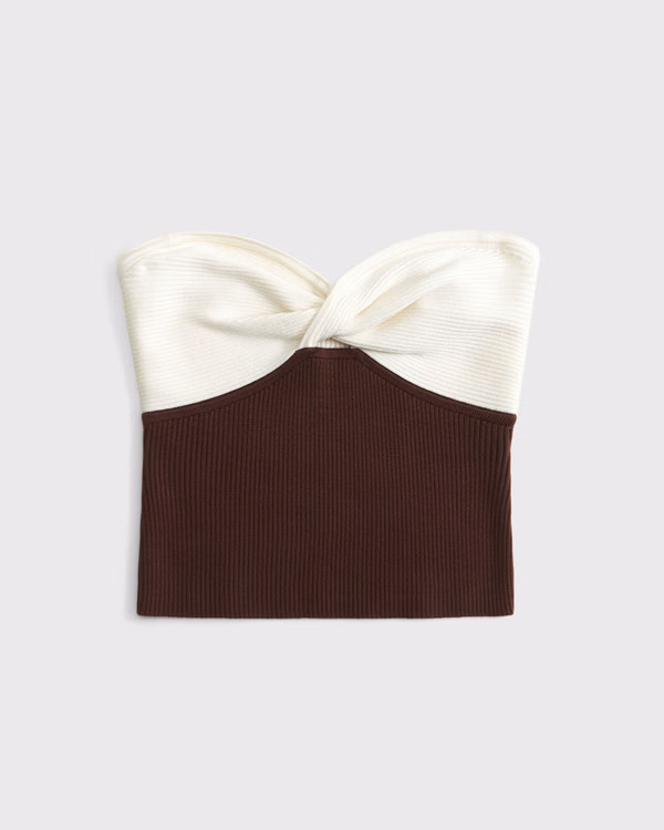 Twist Sweater Tube Top | Abercrombie & Fitch (US)