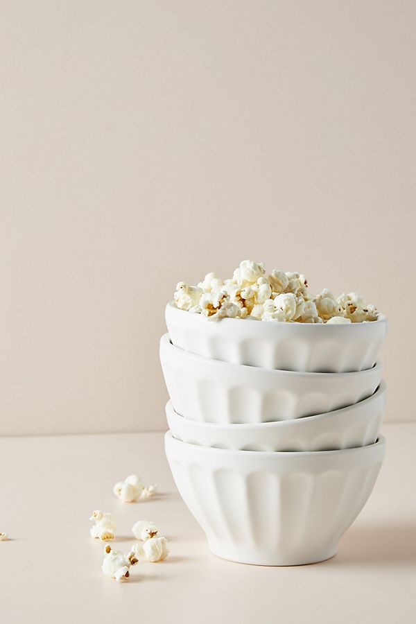 Matte Latte Bowls, Set of 4 | Anthropologie (US)