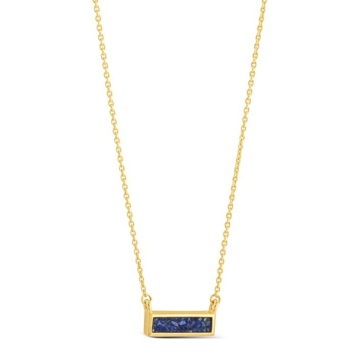 Delicate Dune Bar Necklace - 14k Gold Vermeil | Dune Jewelry