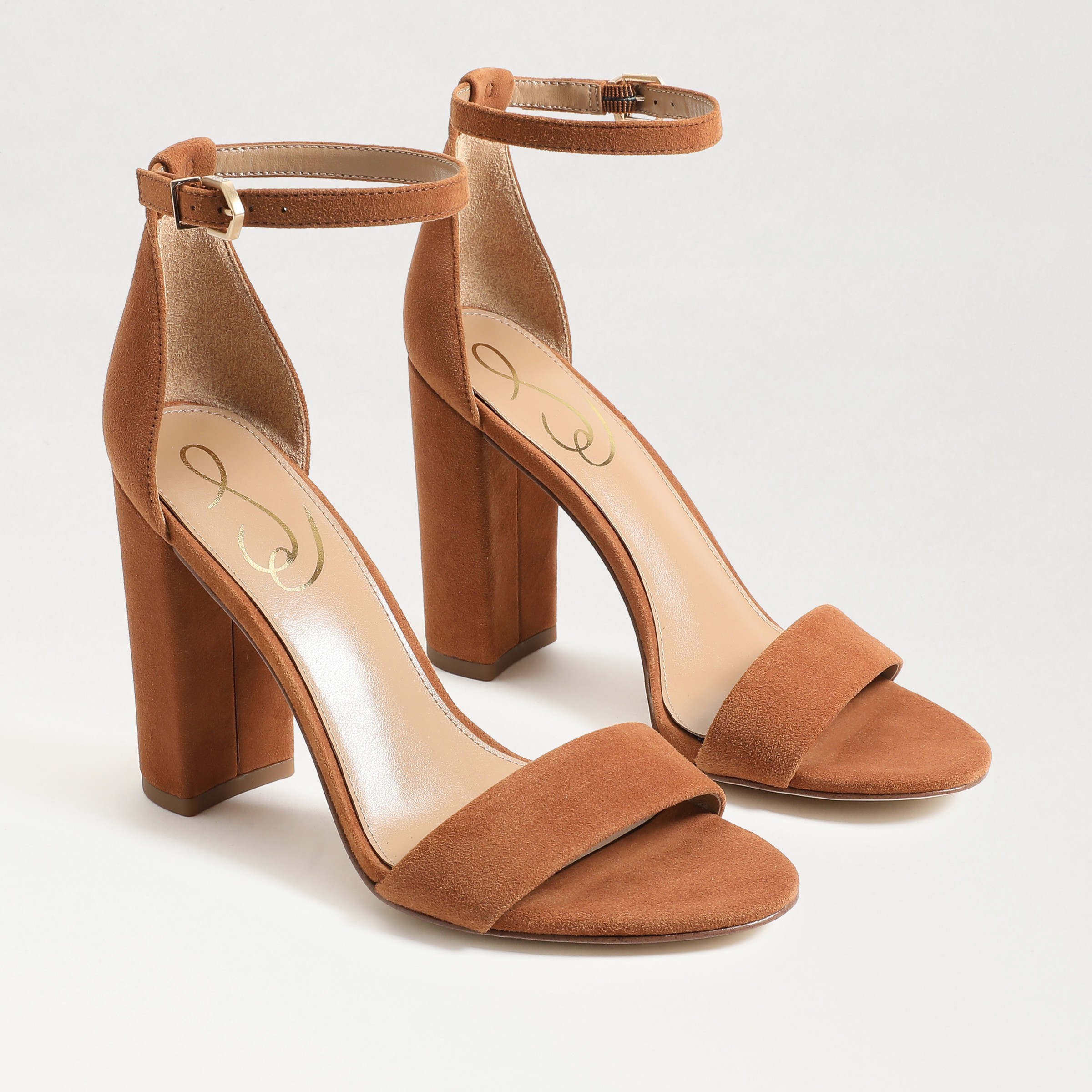 Sam Edelman Yaro Block Heel Sandal Frontier Brown 7.5 | Sam Edelman