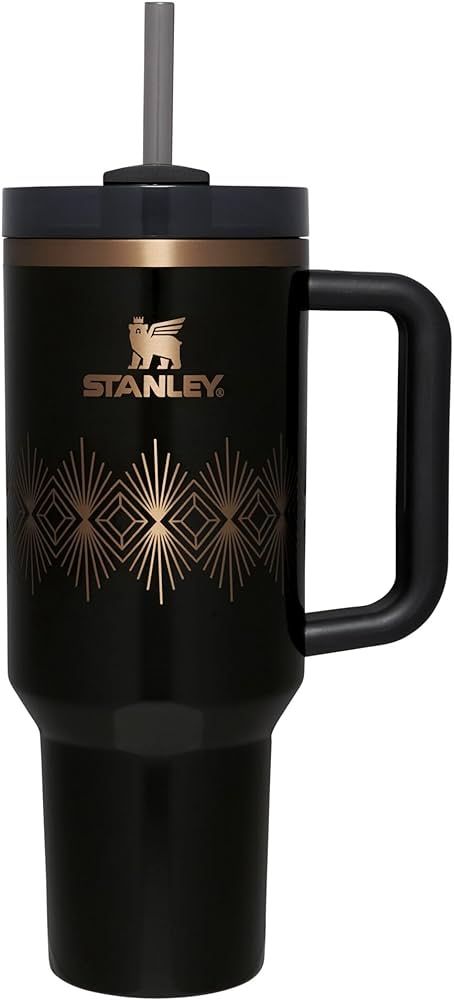 Stanley Quencher H2.O FlowState™ Tumbler 40 oz Black Gloss Deco | Amazon (US)