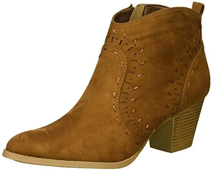 Qupid Women's Bootie Western Boot | Amazon (US)