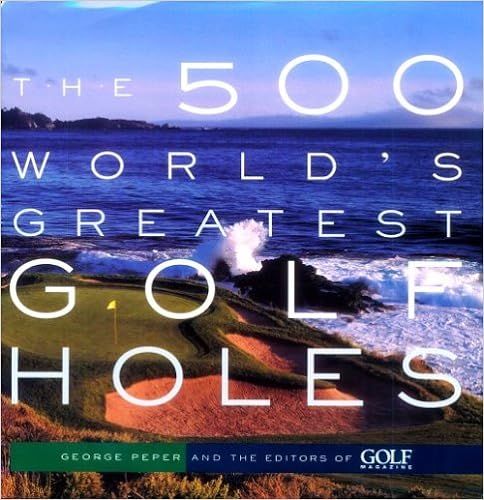 The 500 World's Greatest Golf Holes    Hardcover – October 2, 2000 | Amazon (US)