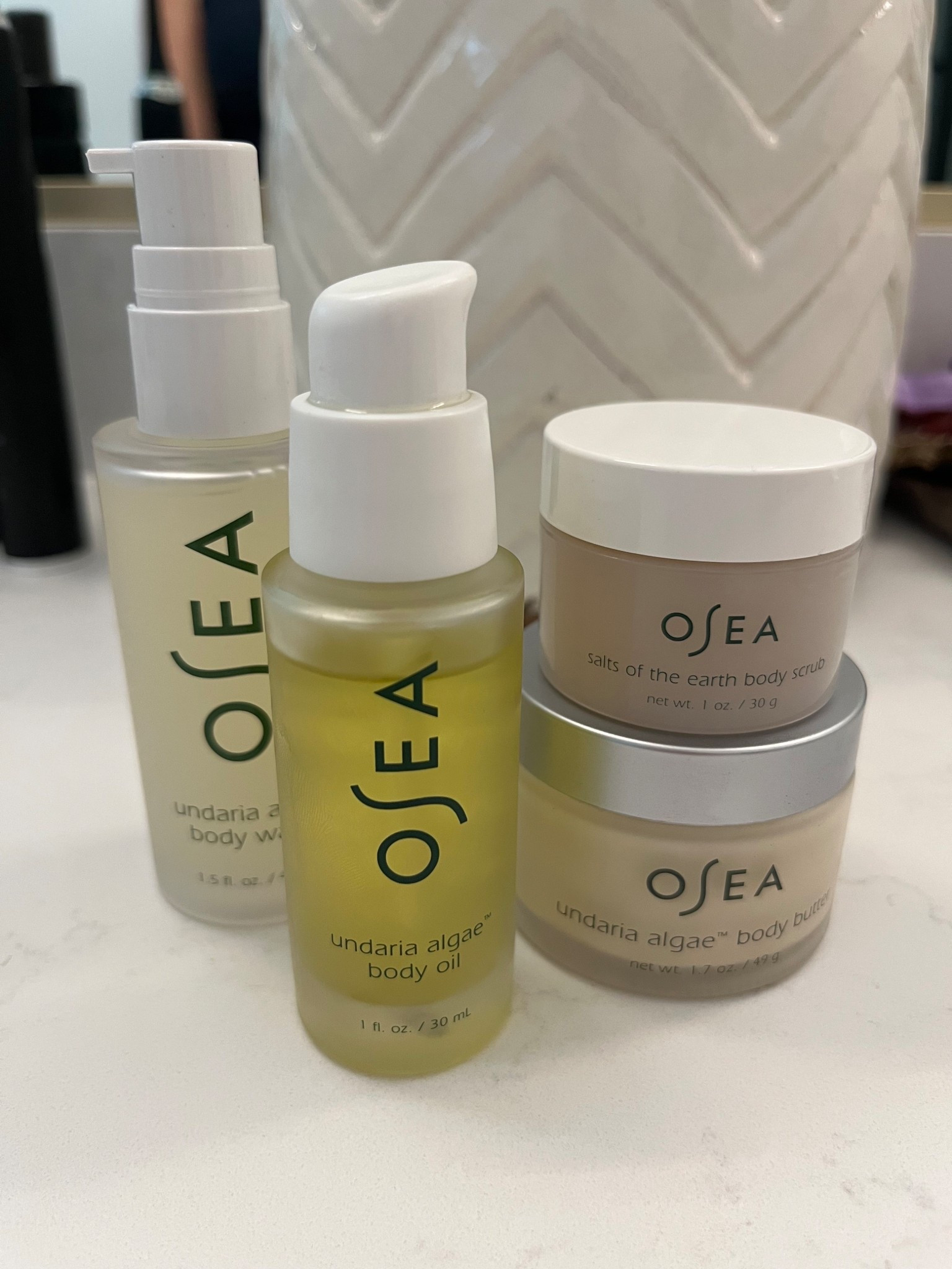 This is a great Christmas or white elephant idea! I’ve been wanting to try all of these products for years and WOW! This is my new go to! Clean skin products from osea! Amazing smell, not too strong and makes my skin feel so silky. 

#LTKGiftGuide #LTKFindsUnder50 #LTKBeauty