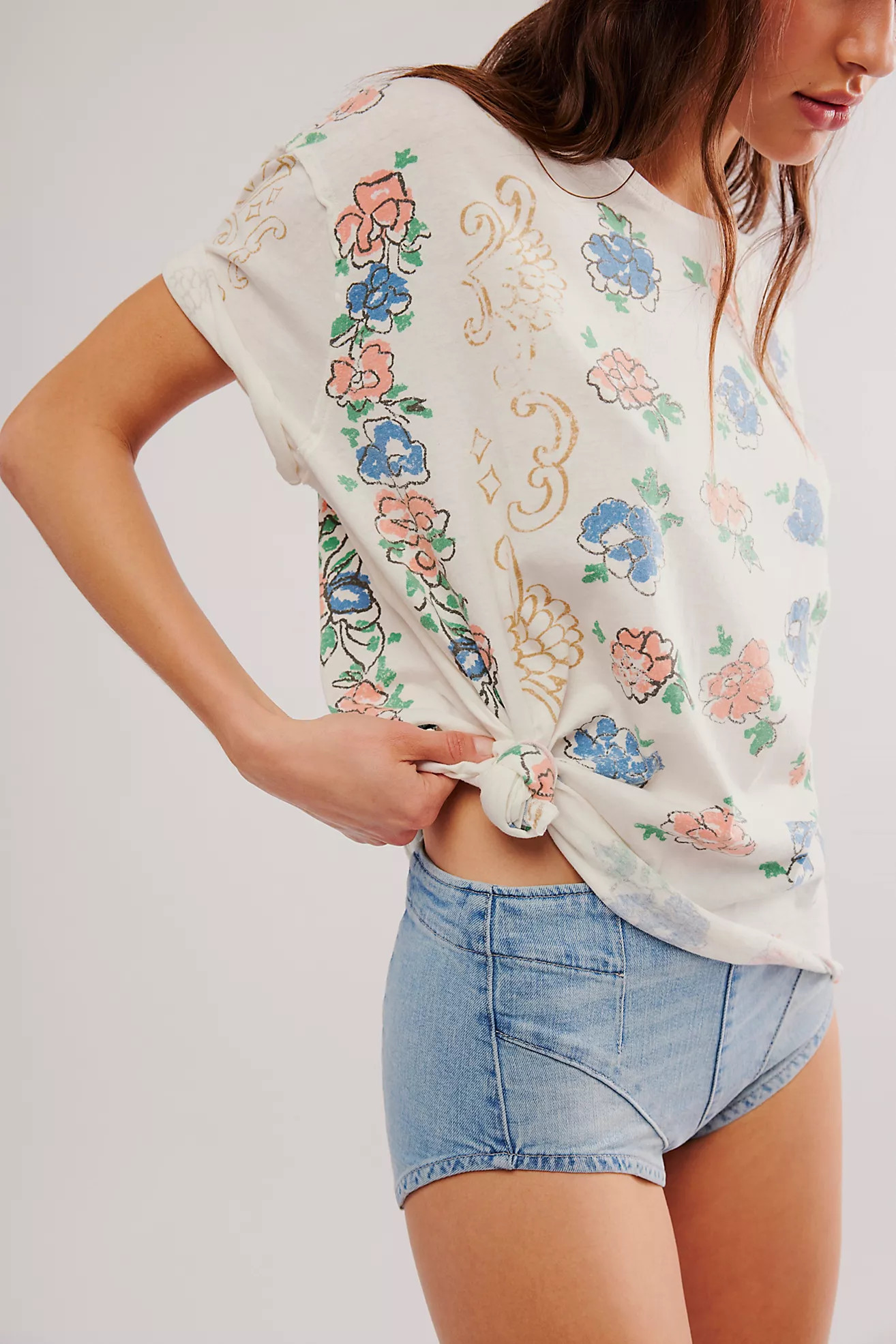 We The Free Nina Boheme Printed Tee | Free People (Global - UK&FR Excluded)