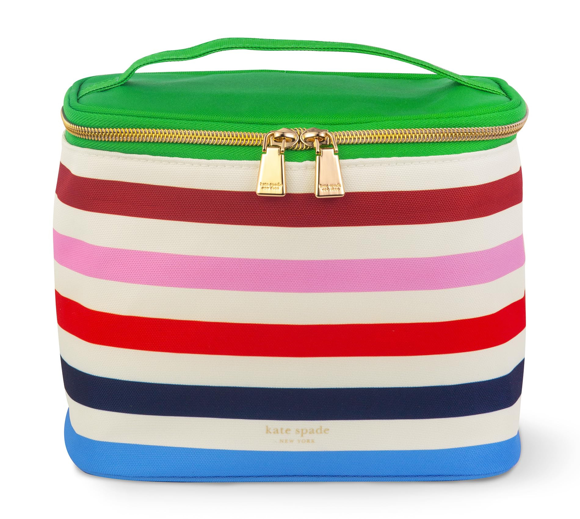 Kate Spade New York, Insulated Lunch Tote, Small Lunch Cooler, Cute Lunch Bag for Women, Striped ... | Amazon (US)