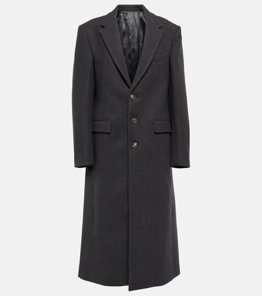 Single-breasted wool coat | Mytheresa (INTL)