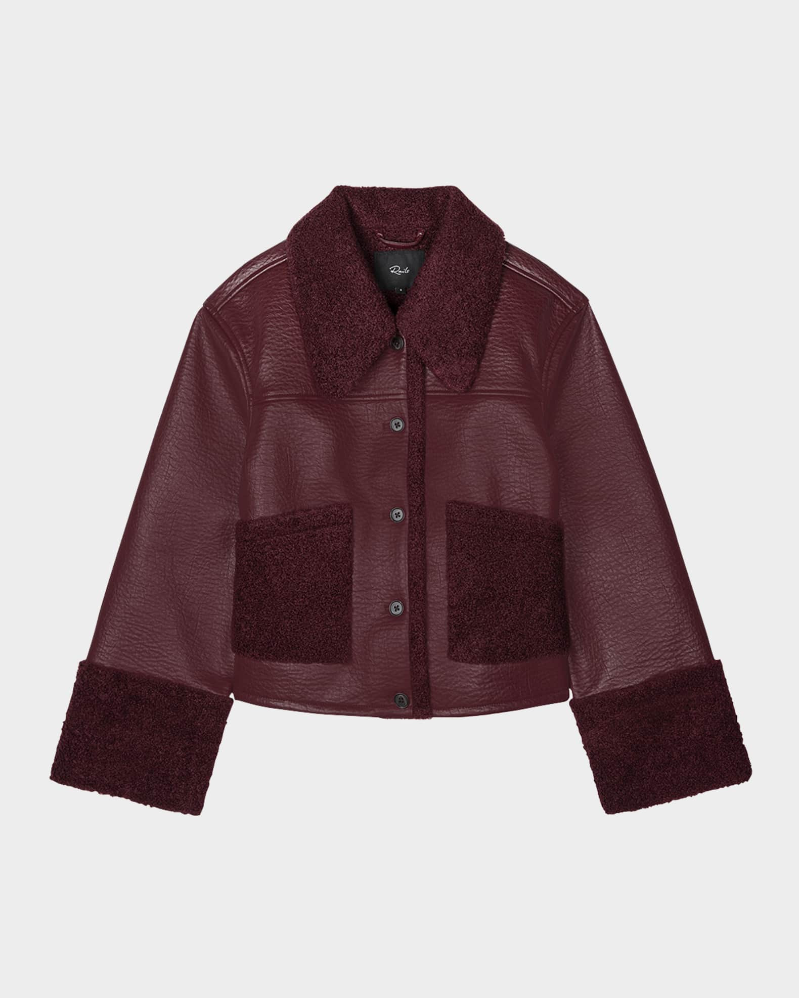 Rails Dria Faux Leather Jacket | Neiman Marcus