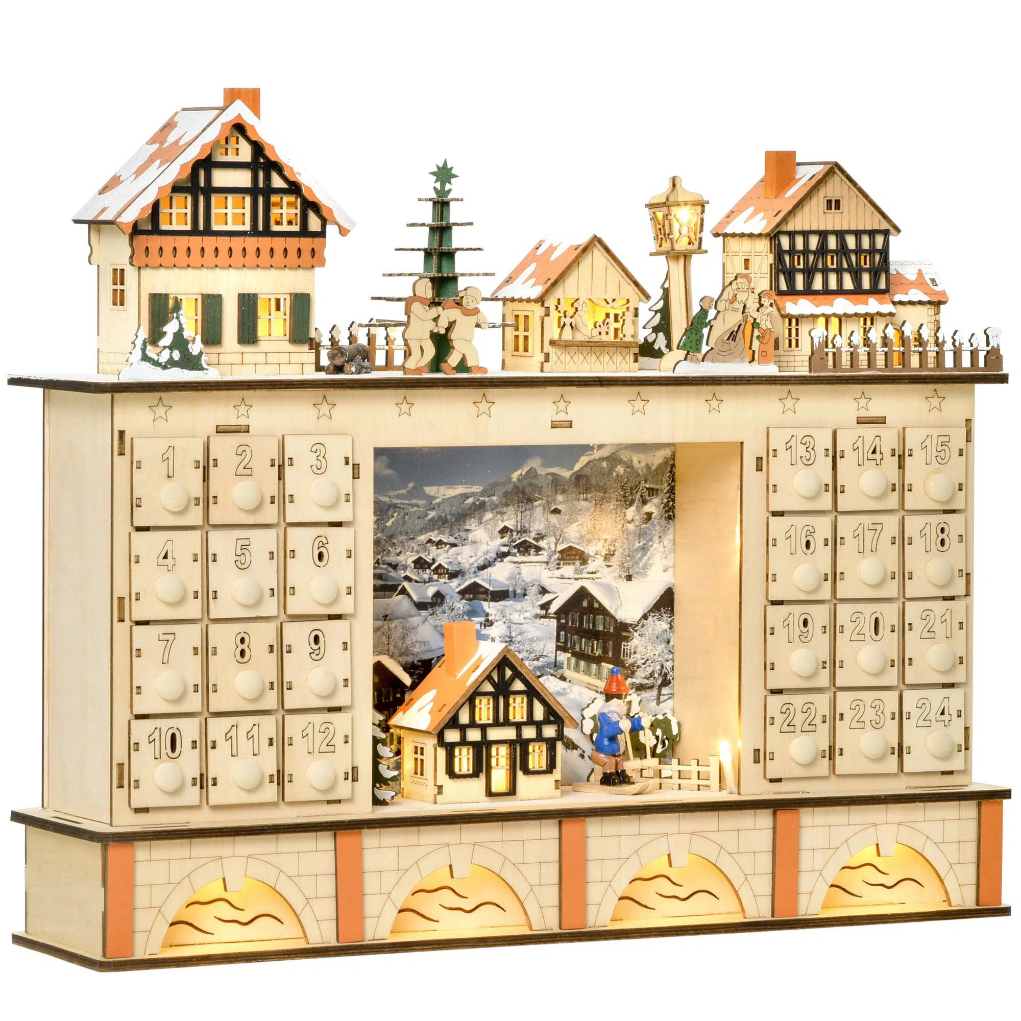 Village Christmas Advent Calendar | Wayfair North America