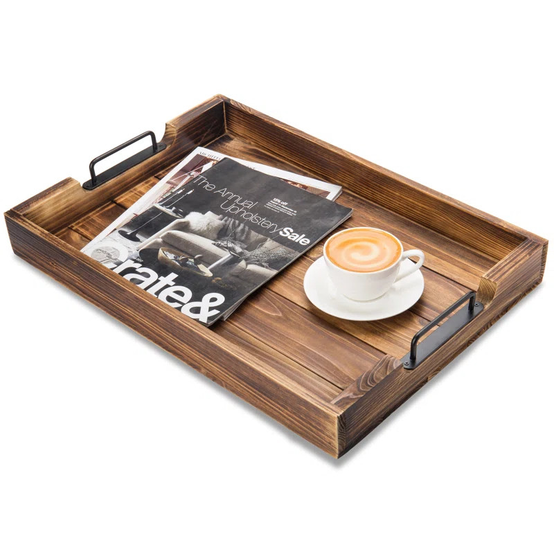 Harrsion Solid Wood Tray | Wayfair North America