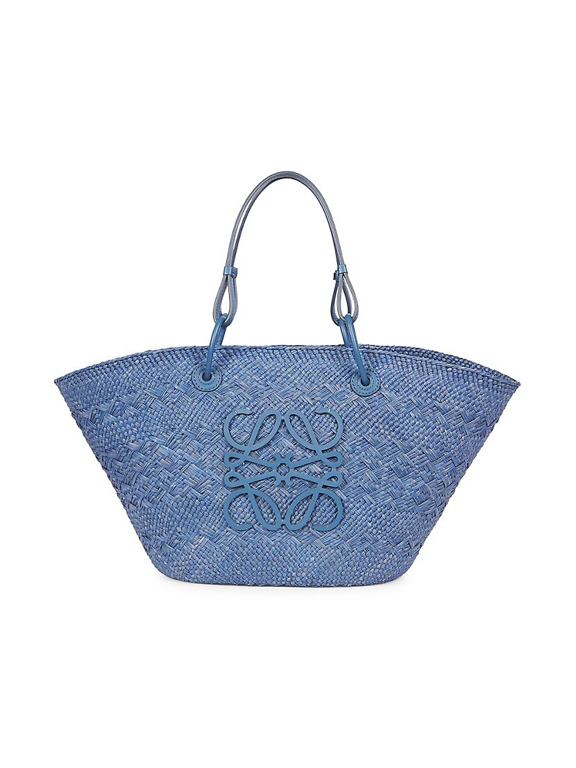 LOEWE x Paula's Ibiza Anagram Raffia Basket Bag | Saks Fifth Avenue