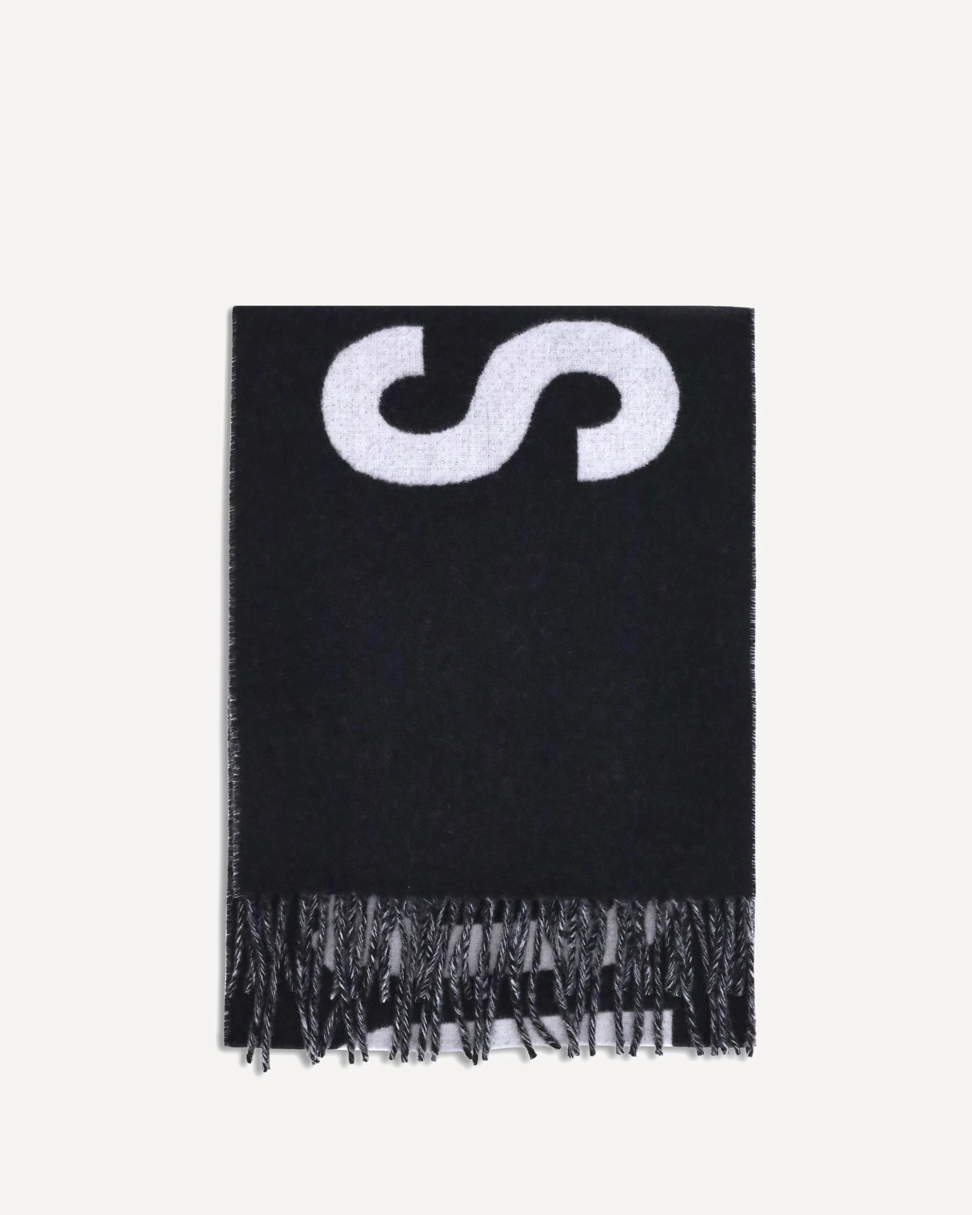 JACQUEMUS Fringes wool Scarf Female UNI | Base Blu