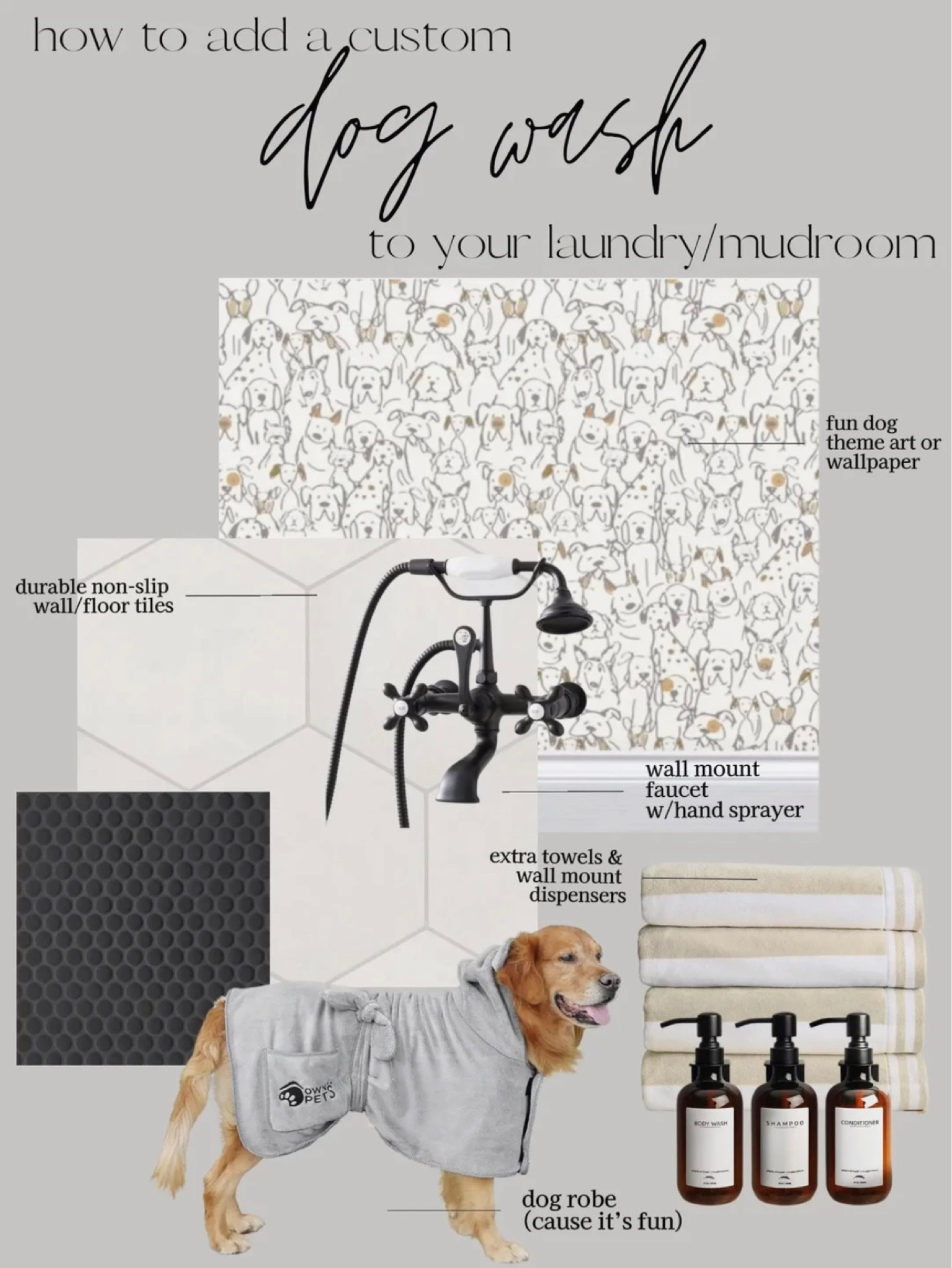 Dog lover must have for new builds or remodels….a dog wash station! Perfect for a laundry room or mudroom! 


#LTKfamily #LTKhome