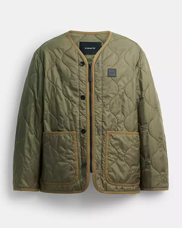 Quilted Jacket In Recycled Polyester
$180
(60% off)
Comparable Value
$450
Color: Military Green

 | Coach Outlet US