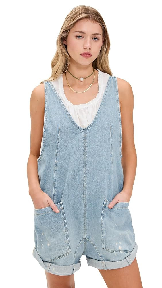 Free People womens High Roller Shortall | Amazon (US)