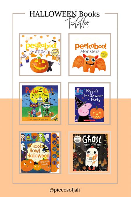 Halloween books for toddlers on Amazon
Peppa Pig
Preschool Books 

#LTKfamily #LTKHalloween #LTKHoliday