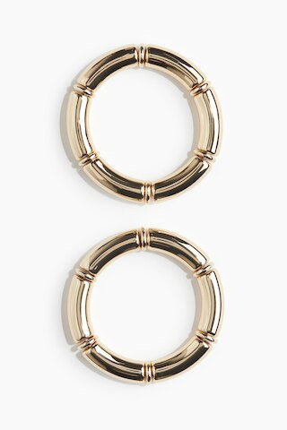 H & M - 2-pack bangle bracelets - Gold | H&M (UK, MY, IN, SG, PH, TW, HK)