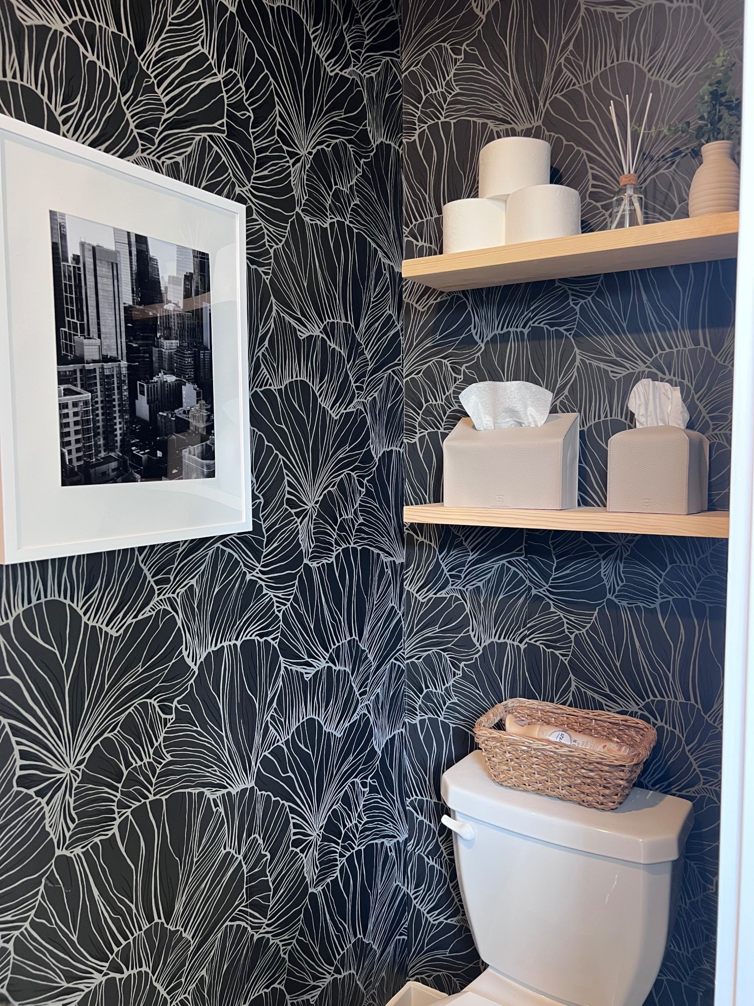 My powder bath might be one of my favorite spaces in our home! I mean look at this wallpaper 😍

#LTKHome #LTKFindsUnder100