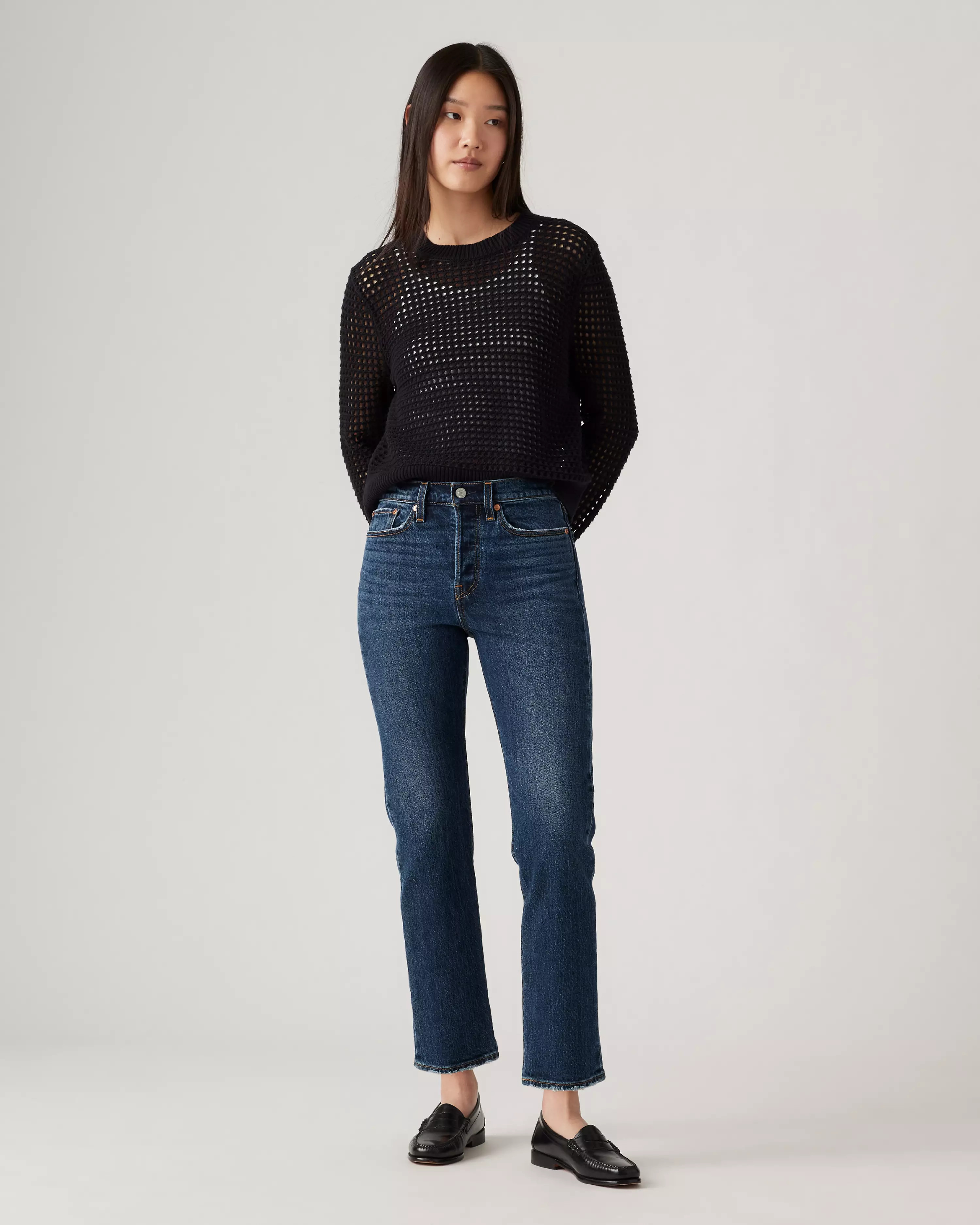 Wedgie Straight Ankle Women's Jeans - Dark Wash | Levi's® US | Levi's US
