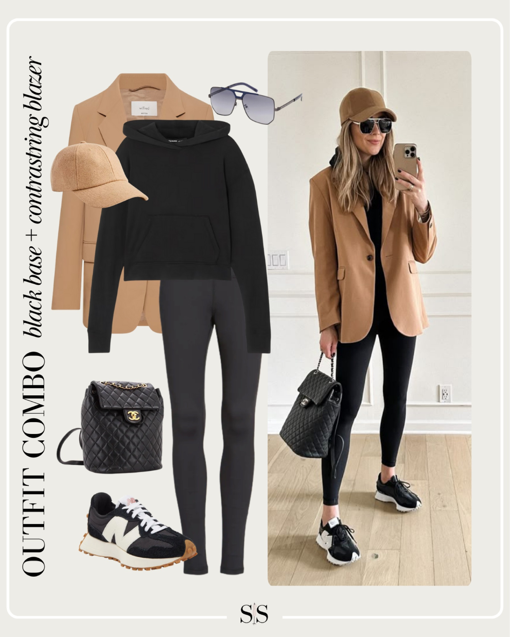 February Style Guide: no fail outfit combos | black base + contrasting blazer 

#pinterestoutfit #springoutfit #transitionaloutfit #outfitformula

Image credit: @fashion_jackson

#LTKStyleTip