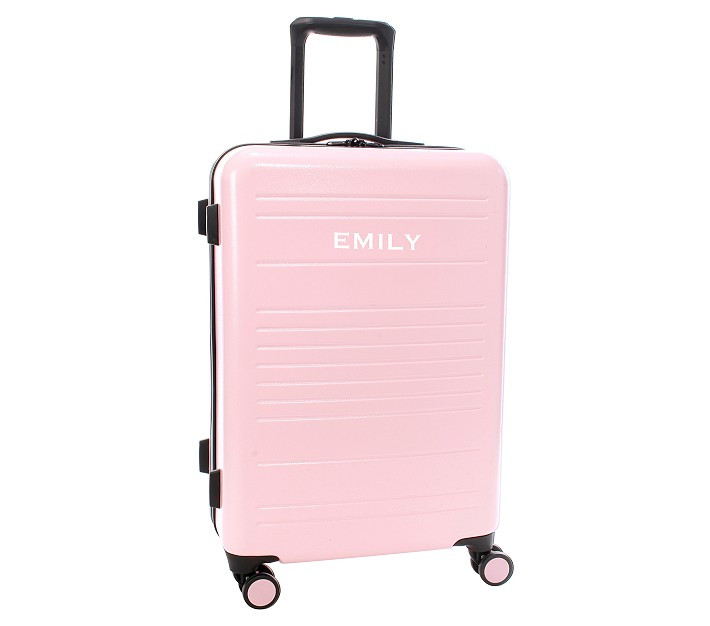 Bryant Blush Hard-Sided Spinner Luggage | Pottery Barn Kids