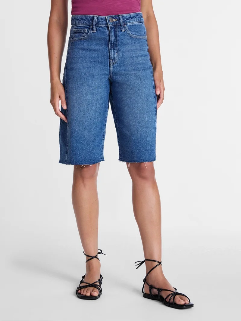 Time and Tru Women's Barrel Bermuda Shorts, Sizes 0-20 | Walmart (US)