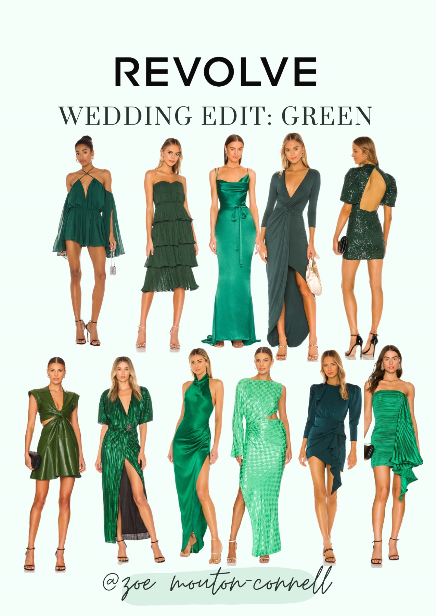 Wedding and Formal guest options! Gorgeous green looks for your next big event! Many shades of green available. Fun cutouts, texture, and patterns! 

#LTKSeasonal #LTKstyletip #LTKwedding