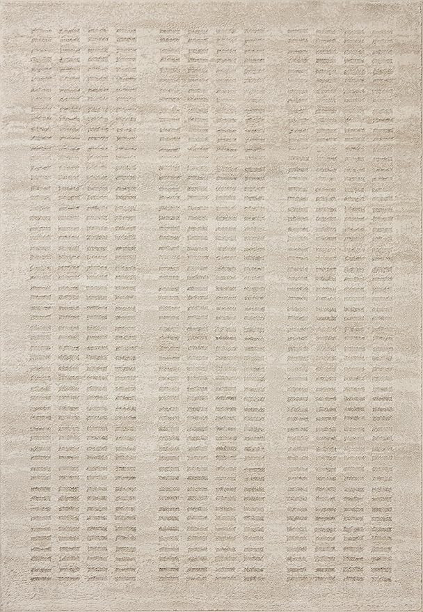 Loloi Amber Lewis Monty Collection MOT-03 Ivory/Beige 6'-7" x 9'-3", .50" Pile Height, Area Rug | Amazon (US)