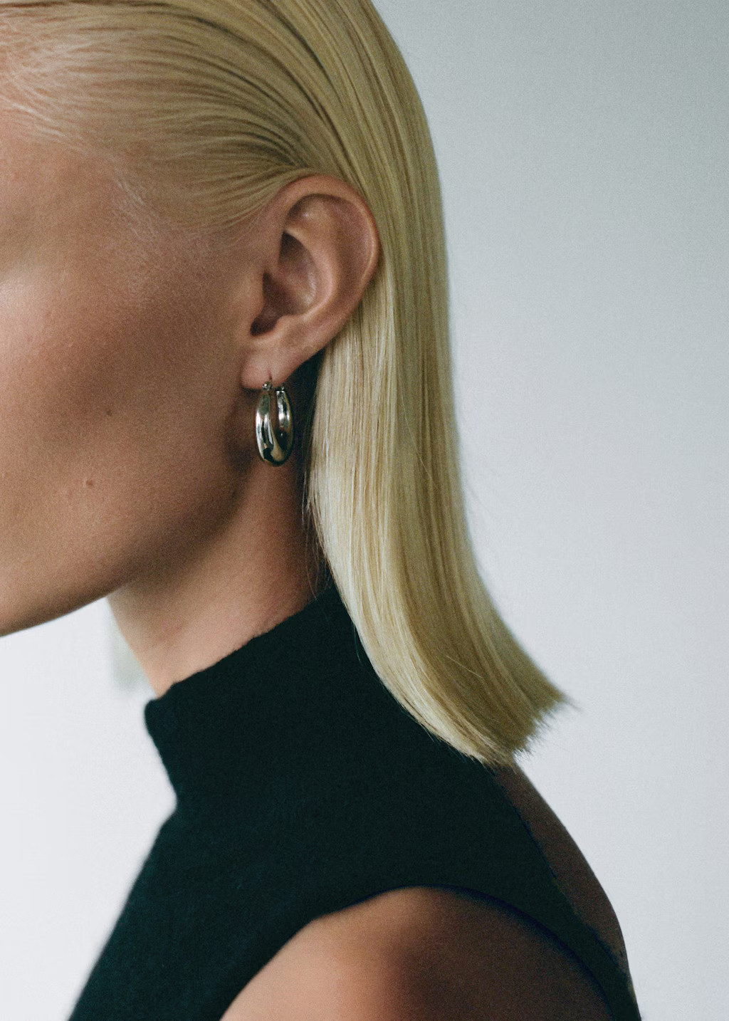 Volume hoop earrings silver - Woman - One size - MANGO | MANGO (UK)