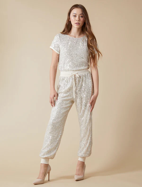 Arbuckle Sequin Jogger | BCBG Max Azria 