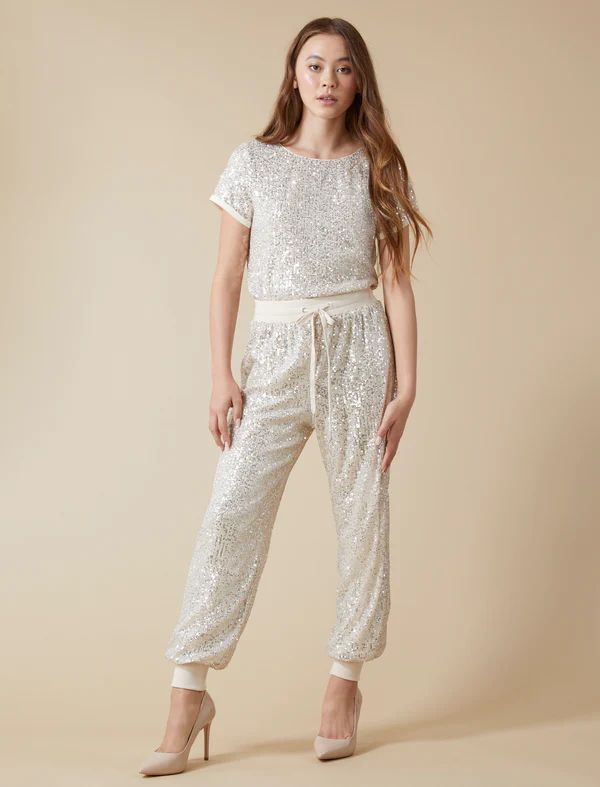 Arbuckle Sequin Jogger | BCBG Max Azria 