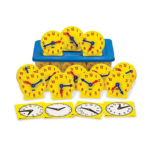 ETA hand2mind, Geared Mini-Clocks Classroom Basics Kit, (42836) | Amazon (US)