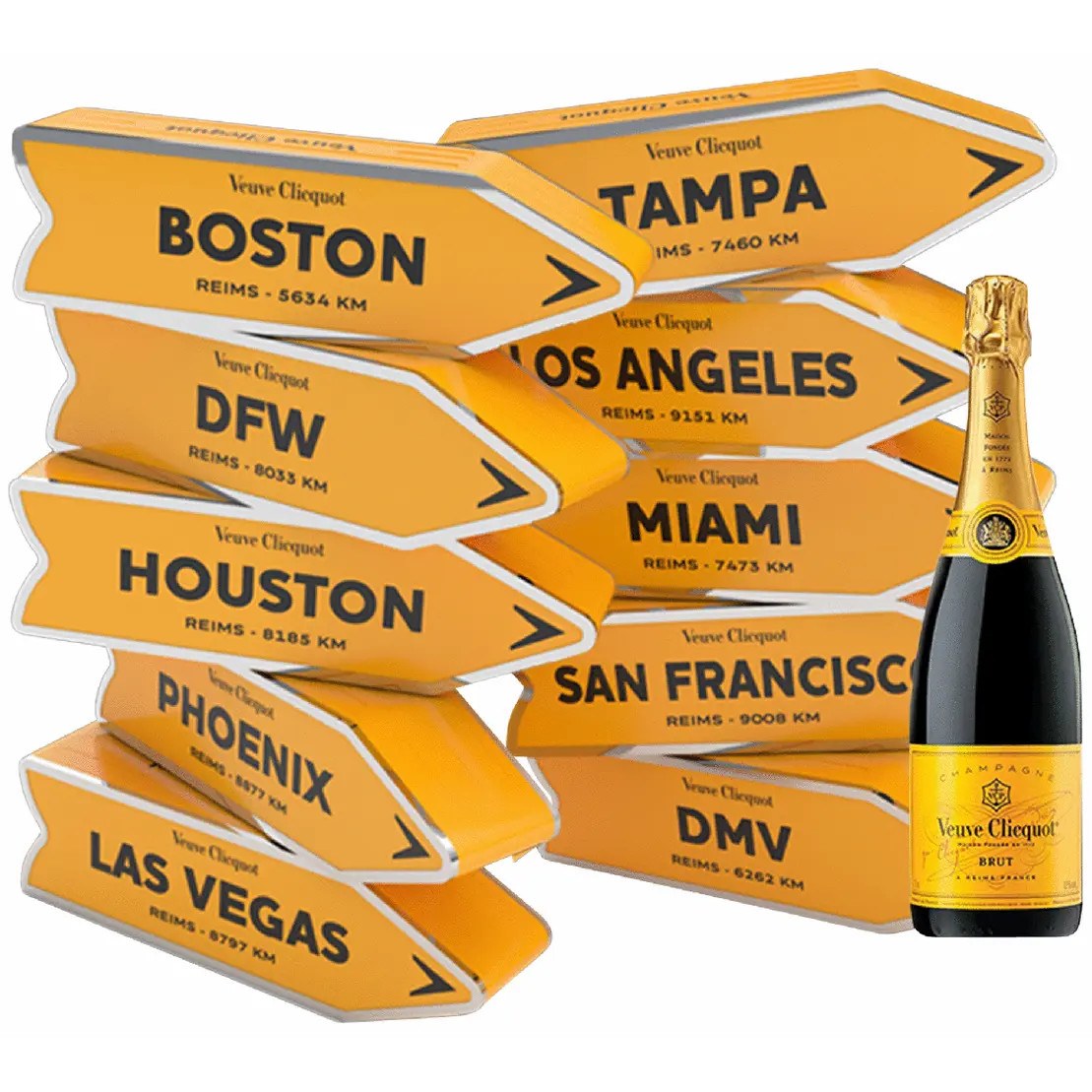 Veuve Clicquot Yellow Arrow Giftbox | Total Wine