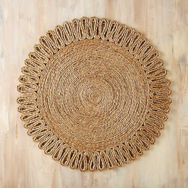 Natural Woven Jute Placemat | Kirklands