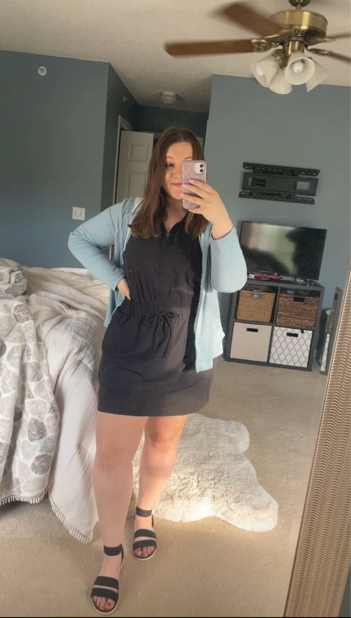 Wore the comfiest dress to school today! Temps are starting to warm up and I love this zip-up sporty dress with built-in shorts. Plus it’s on sale right now 👏 I paired it with a lightweight zip-up from Costco and some sandals from Target! Linked the dress and similar sandals.

#targetstyle #targetfinds #teacherstyle #teacheroutfit #kohlsstyle #kohlsfinds

#LTKFindsUnder50 #LTKMidsize #LTKSaleAlert