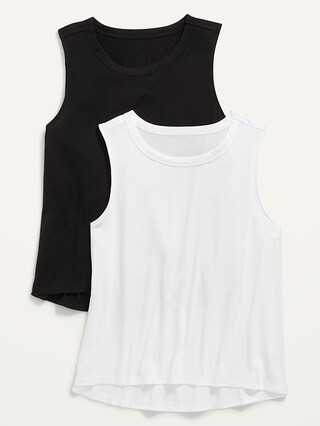 Sleeveless UltraLite Cropped T-shirt 2-Pack for Women | Old Navy (US)