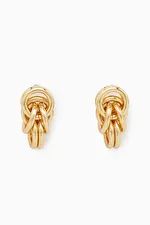 KNOTTED STUD EARRINGS | COS UK