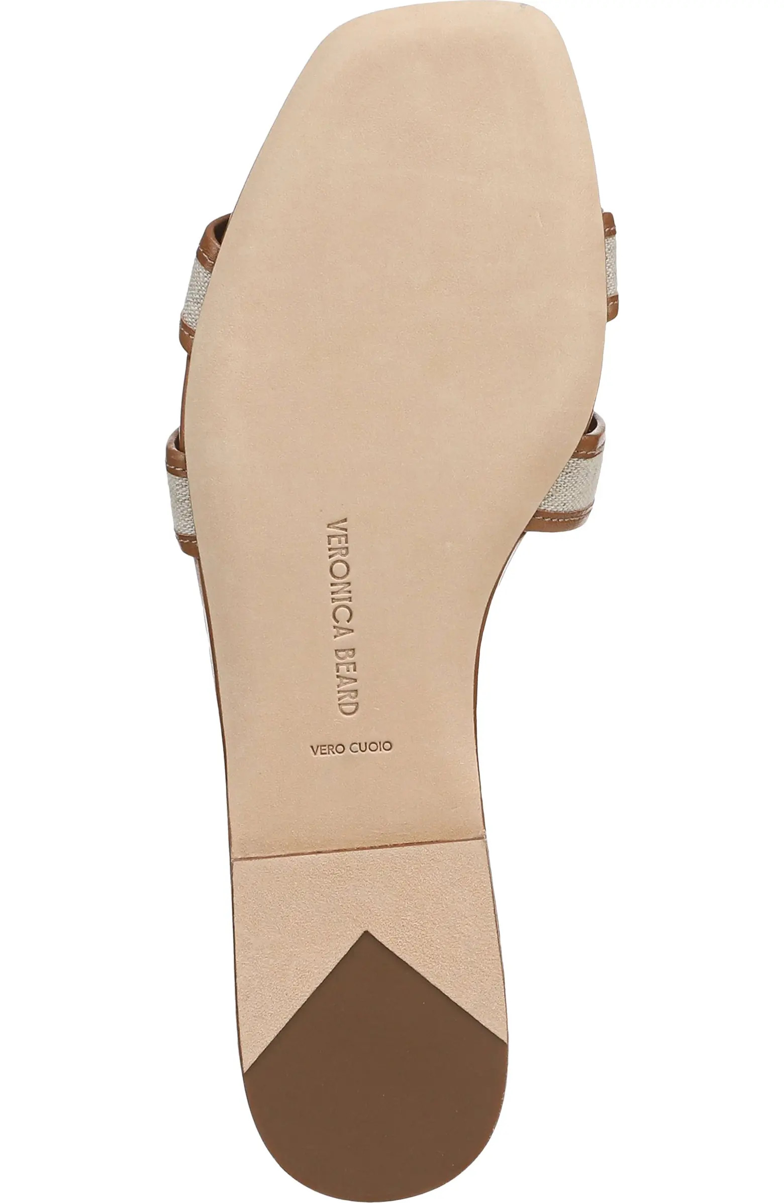 Via Mixed Media Slide Sandal (Women) | Nordstrom