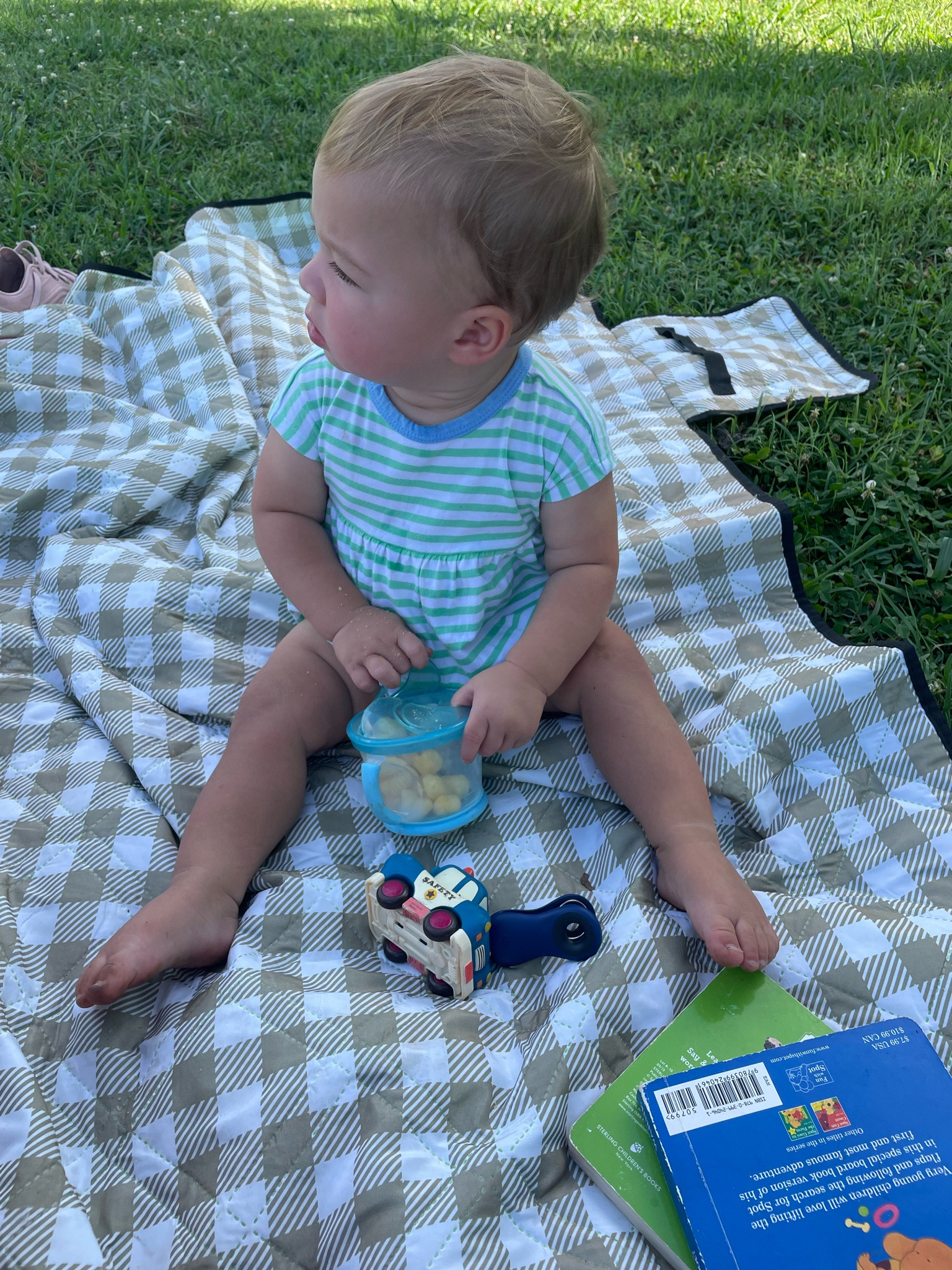 Park dates with my bestie !! This Amazon picnic blanket lives in my stroller and is the best. Would make a good unique first birthday present or baby gift 

Extra large outdoor picnic blanket 

Picnic blanket , summer essentials , outdoor picnic blanket , Amazon prime day deals , toddler snack cup

#LTKBaby #LTKFindsUnder50 #LTKKids