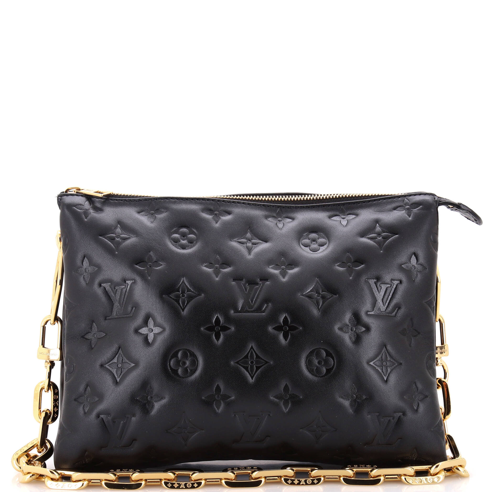 Coussin Bag Monogram Embossed Lambskin PM | Shop Simon