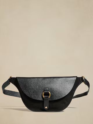 Leather Crossbody Belt Bag | Banana Republic Factory