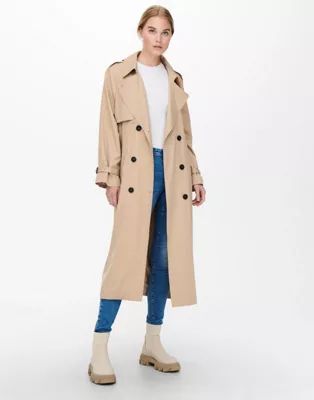 Only trench coat in stone | ASOS (Global)