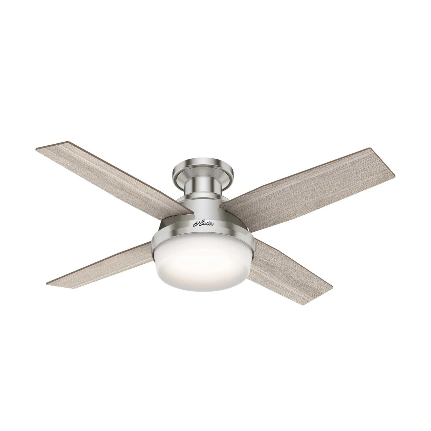 Dempsey Low Profile with Light 44 inch Ceiling Fan | Hunter Fan Company