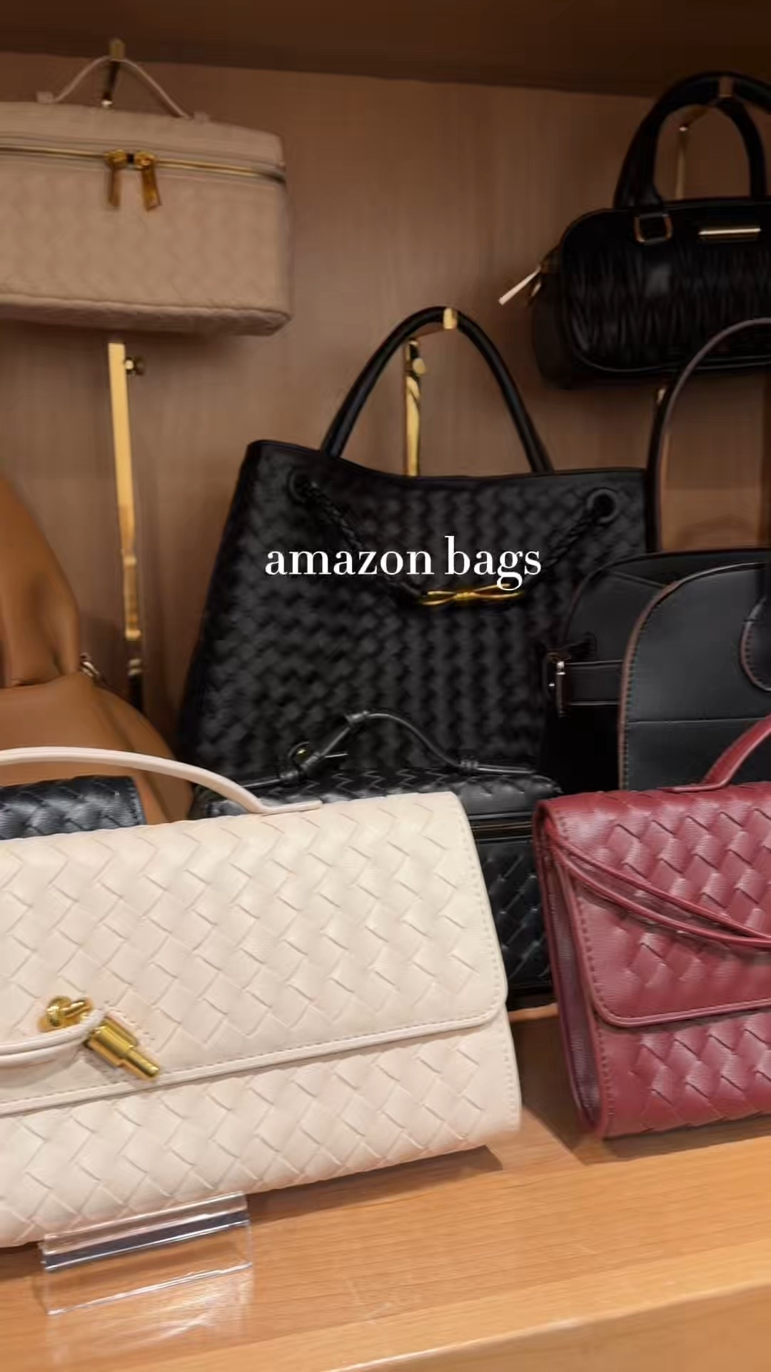 My Amazon bags! If I could have all the bags in the world I would but I have a budget and these make a great addition to my wardrobe. The bottega looking ones are pretty good quality and are my favorite ones! No one ever could tell that’s it’s not a designer. If you don’t wear it often or wear it all the time and worry about destroying the bag these are a good idea. I also like to travel with these and not worry about them being destroyed or stolen. 

#bag #amazon #amazonbags #dupe #fake #faux #leather #bottega #toteme #bottegaveneta #woven #tote #polene #therow 

#LTKootd #LTKSaleAlert #LTKWorkwear

#LTKTravel #LTKValentine #LTKgrwm