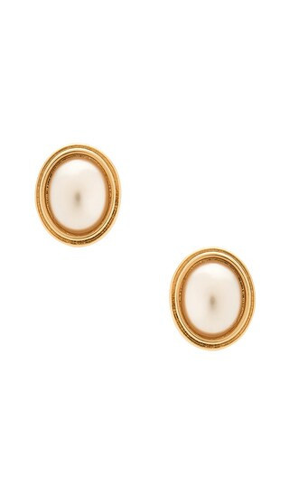 petit moments Mirage Earrings in Metallic Gold. | Revolve Clothing (Global)