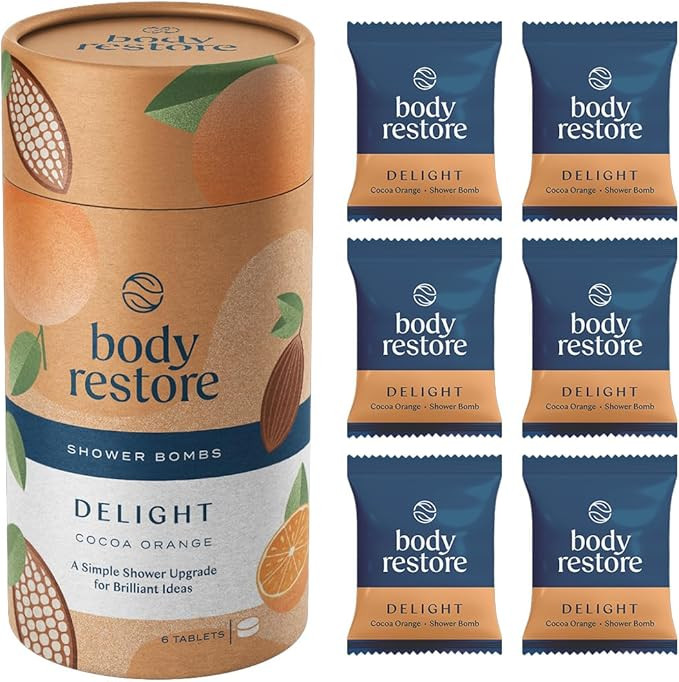 Body Restore Shower Steamers Aromatherapy 6 Pack - Relaxation Birthday Gifts for Women and Men, T... | Amazon (US)