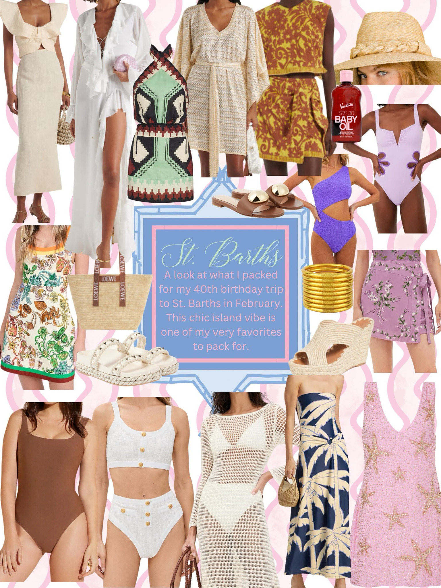 Everything I packed for st. Barths - spring break style- spring outfits - resort wear - vacation style 

#LTKSwim #LTKSeasonal #LTKTravel