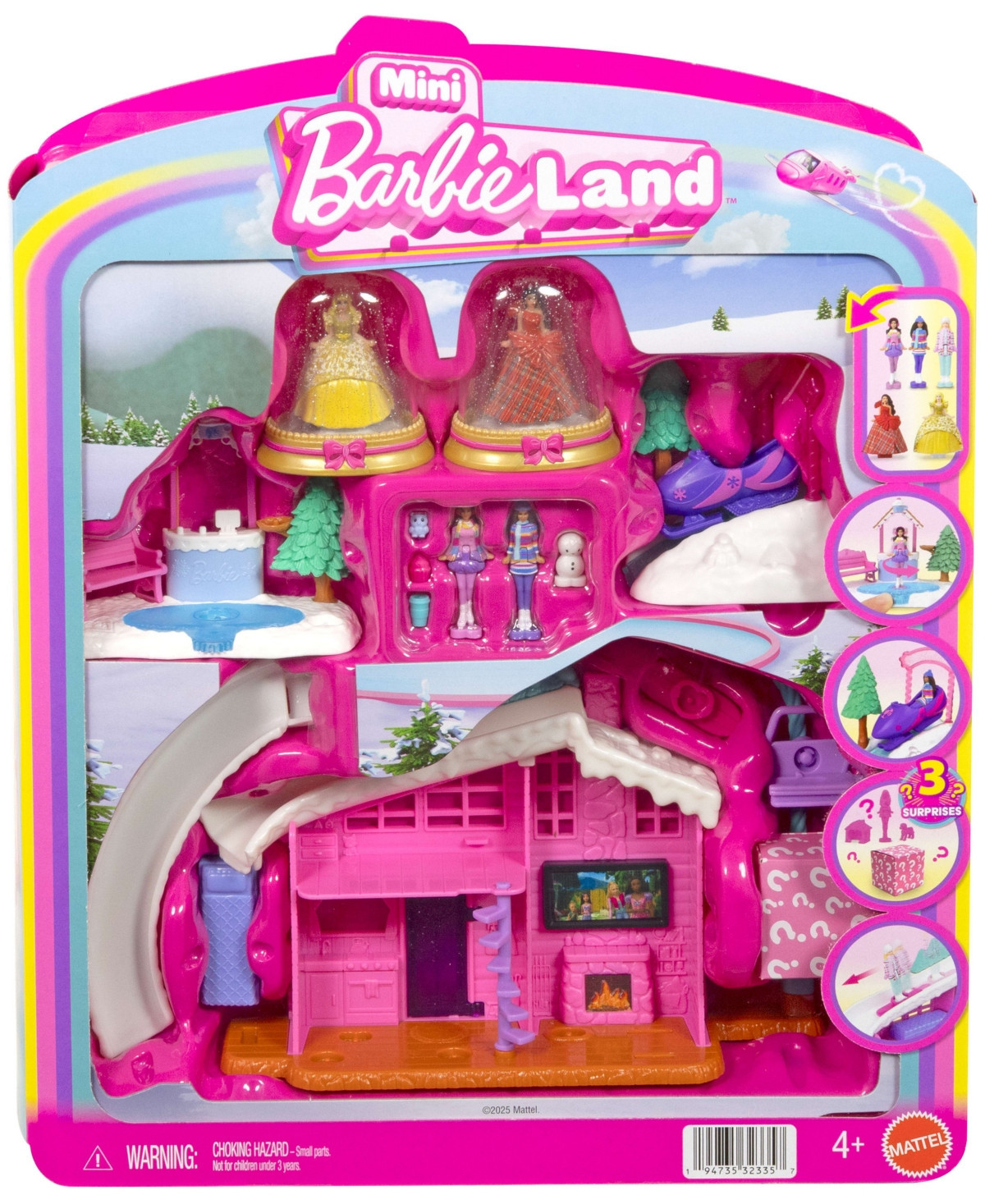 Barbie Mini Barbie Land Bundle Holiday Dolls Playsets - Multicolor | Macy's