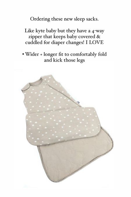 New sleep sacks we bought for Hudson 

Baby needs, crib, sleep sack, toddler sleep 

#LTKfamily #LTKbaby #LTKbump