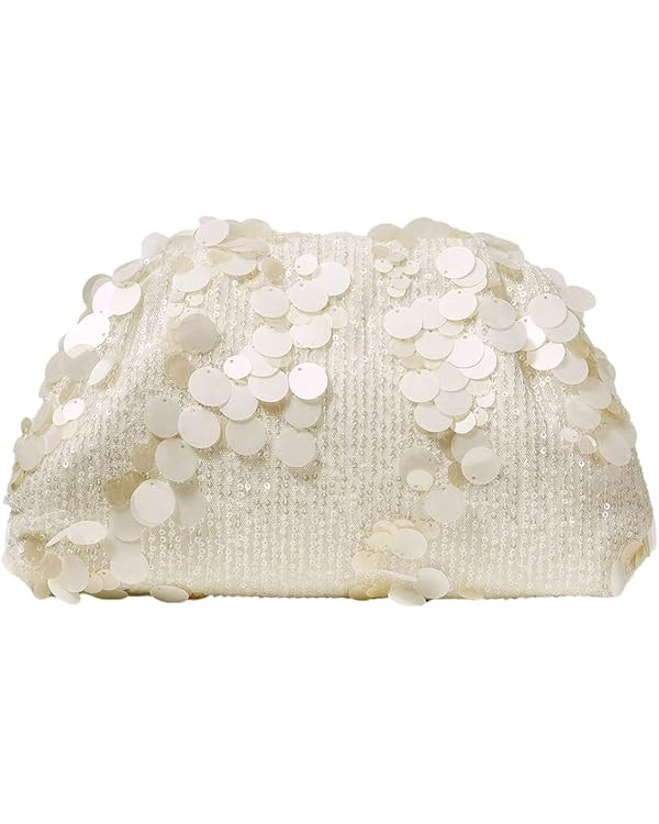 QWINEE Women's Woven Evening Bag Dumpling Clutch Purse No Strap Handbags Elegant Faux PU Leather ... | Amazon (US)